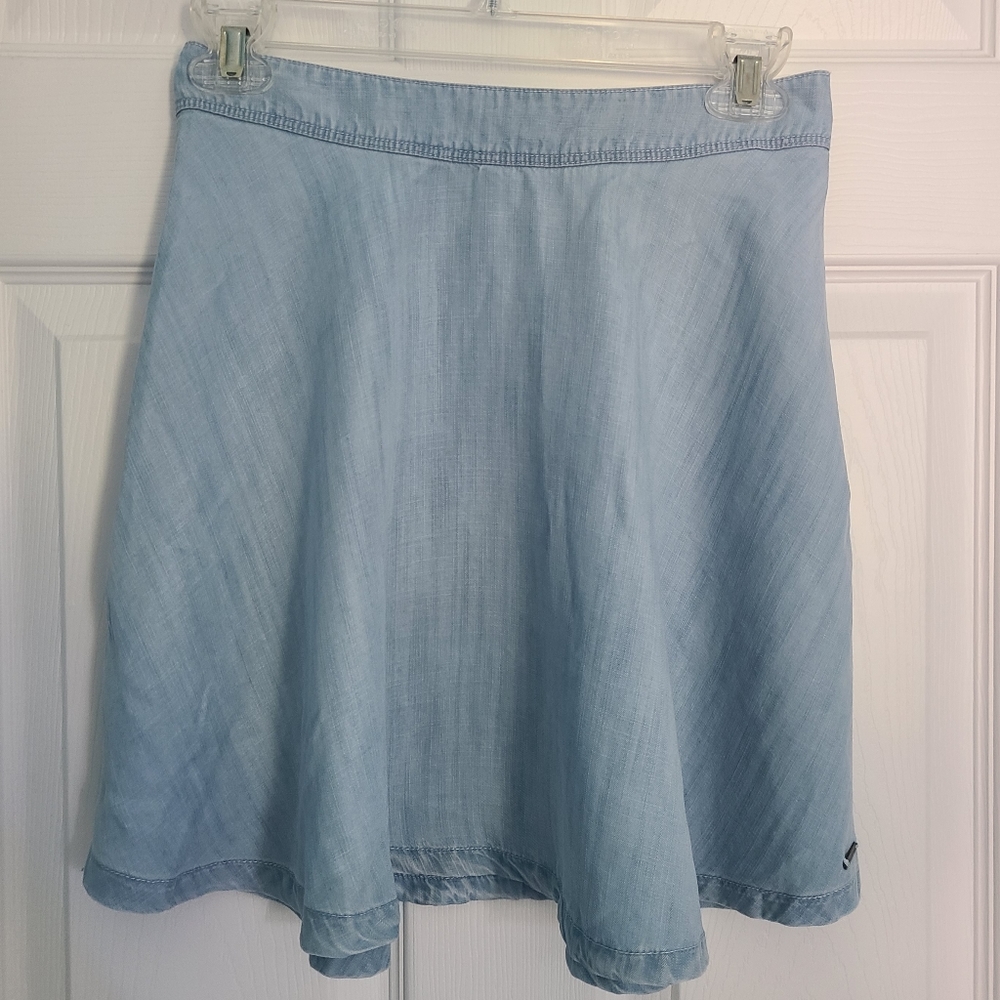 Blue Skater Skirt